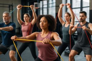 Build a strong upper body, improve posture and reduce tech neck with these six resistance band exercises