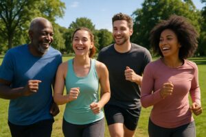Why social fitness is booming: 56% of Brits stick to exercise longer when they do it with others